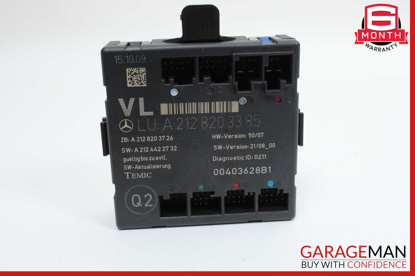08-18 Mercedes W212 E350 SLK350 E400 Front Left Side Door Control Module OEM