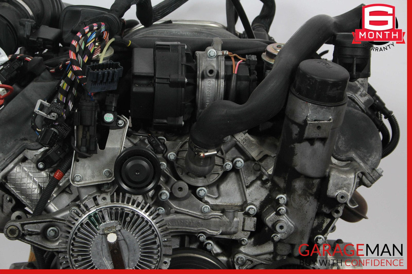 03-05 Mercedes W163 ML350 Engine Motor Block Assembly 3.7L V6 M112 OEM 211k