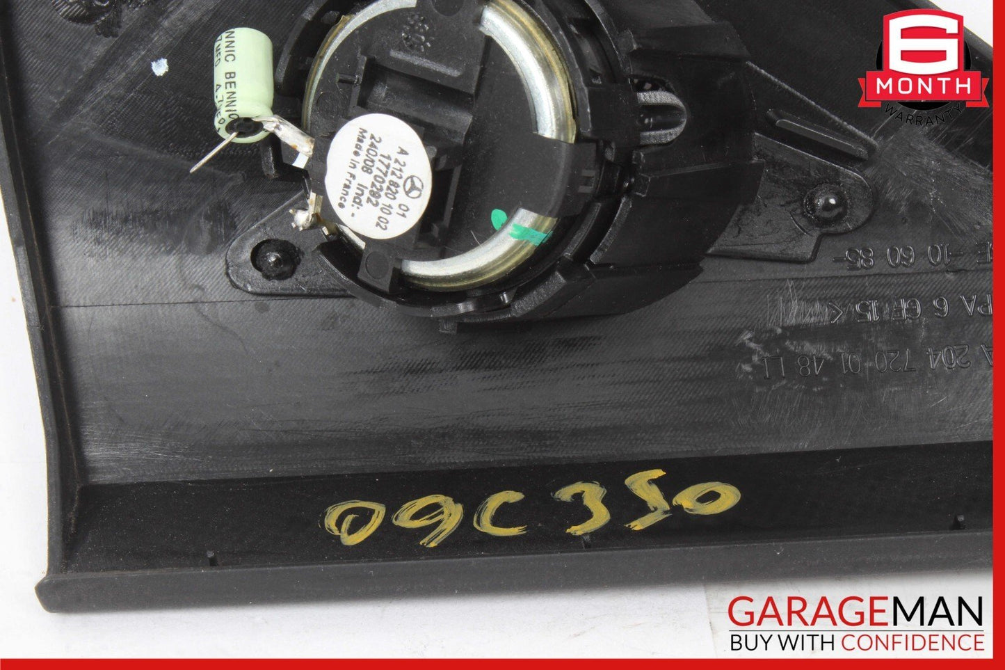 08-14 Mercedes W204 C350 Front Left Side Door Panel Tweeter Cover OEM