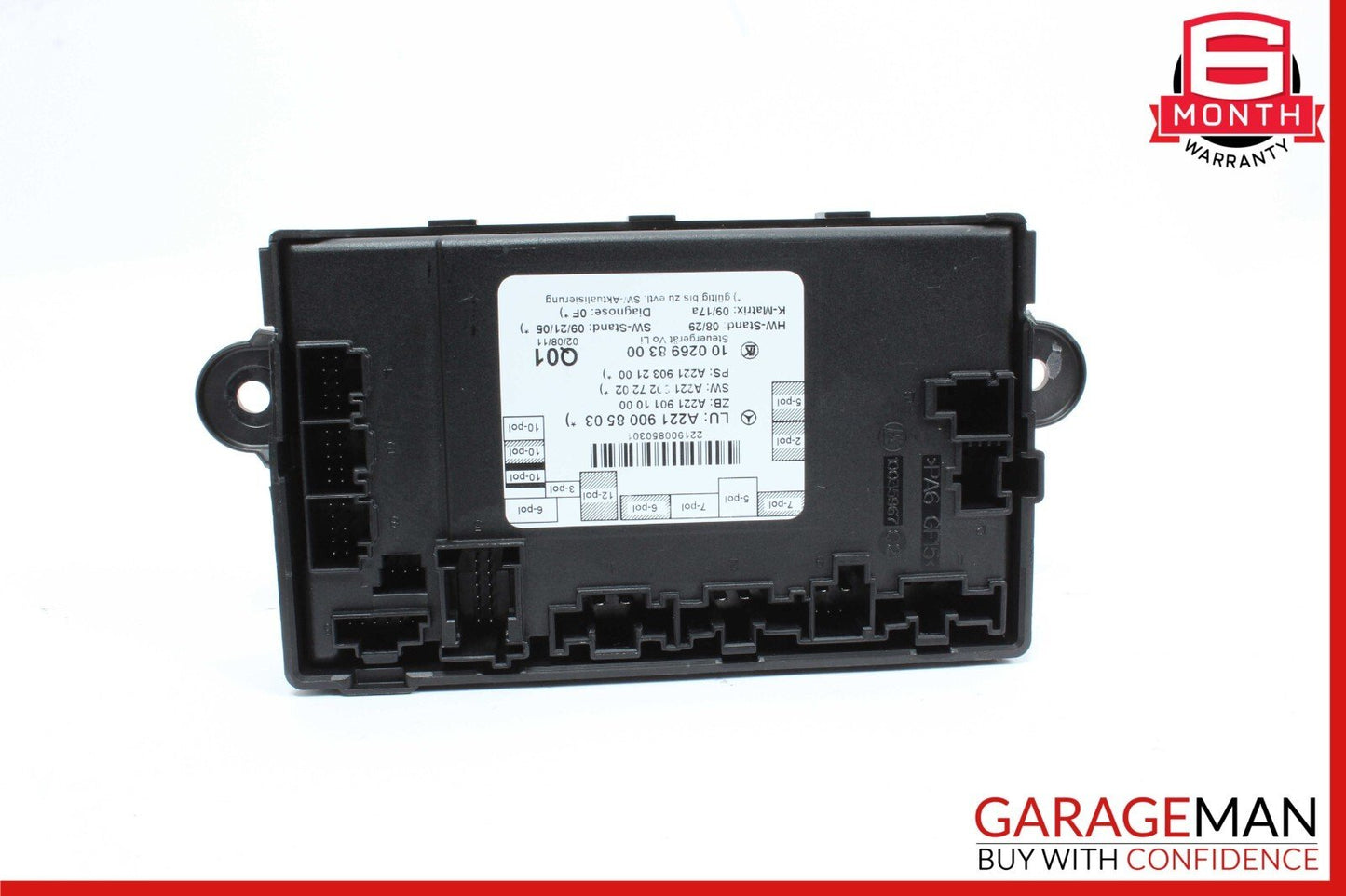 07-13 Mercedes W221 S55 AMG S400 Front Left Door Control Module 2219008503 OEM