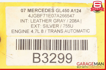 07-12 Mercedes X164 GL450 GL550 3rd Third Seat Row Power Folding Control Module