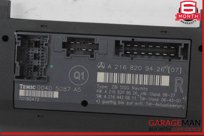 07-14 Mercedes W216 CL550 Front Right Side Seat Control Module Unit OEM