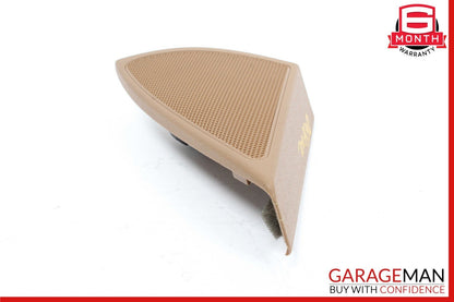 07-13 Mercedes W221 S550 S600 Front Left Side Door Tweeter Speaker Cover Brown