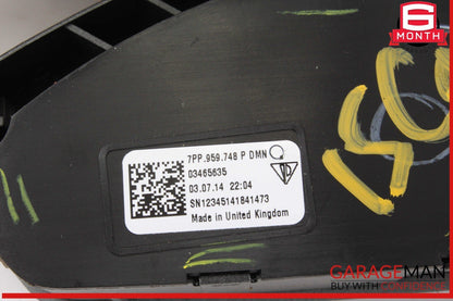 11-18 Porsche Cayenne 958 Front Right Passenger Side Seat Adjust Control Switch