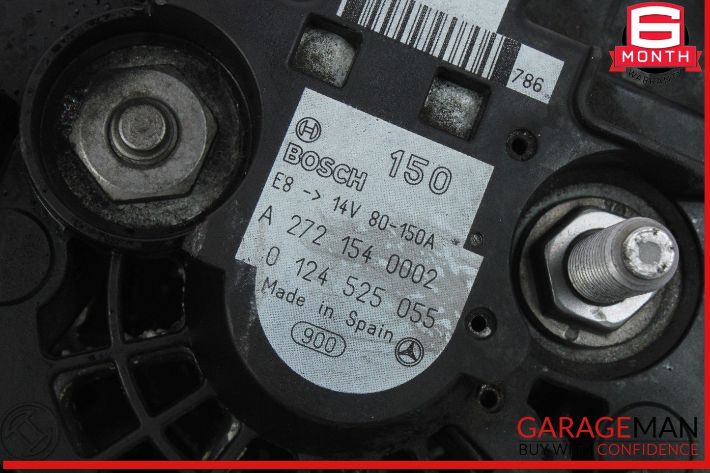 06-11 Mercedes W211 E350 Generator Alternator 150 AMP 2721540002 OEM