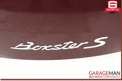 05-12 Porsche Boxster 987 Rear Trunk Lid Cover Panel OEM