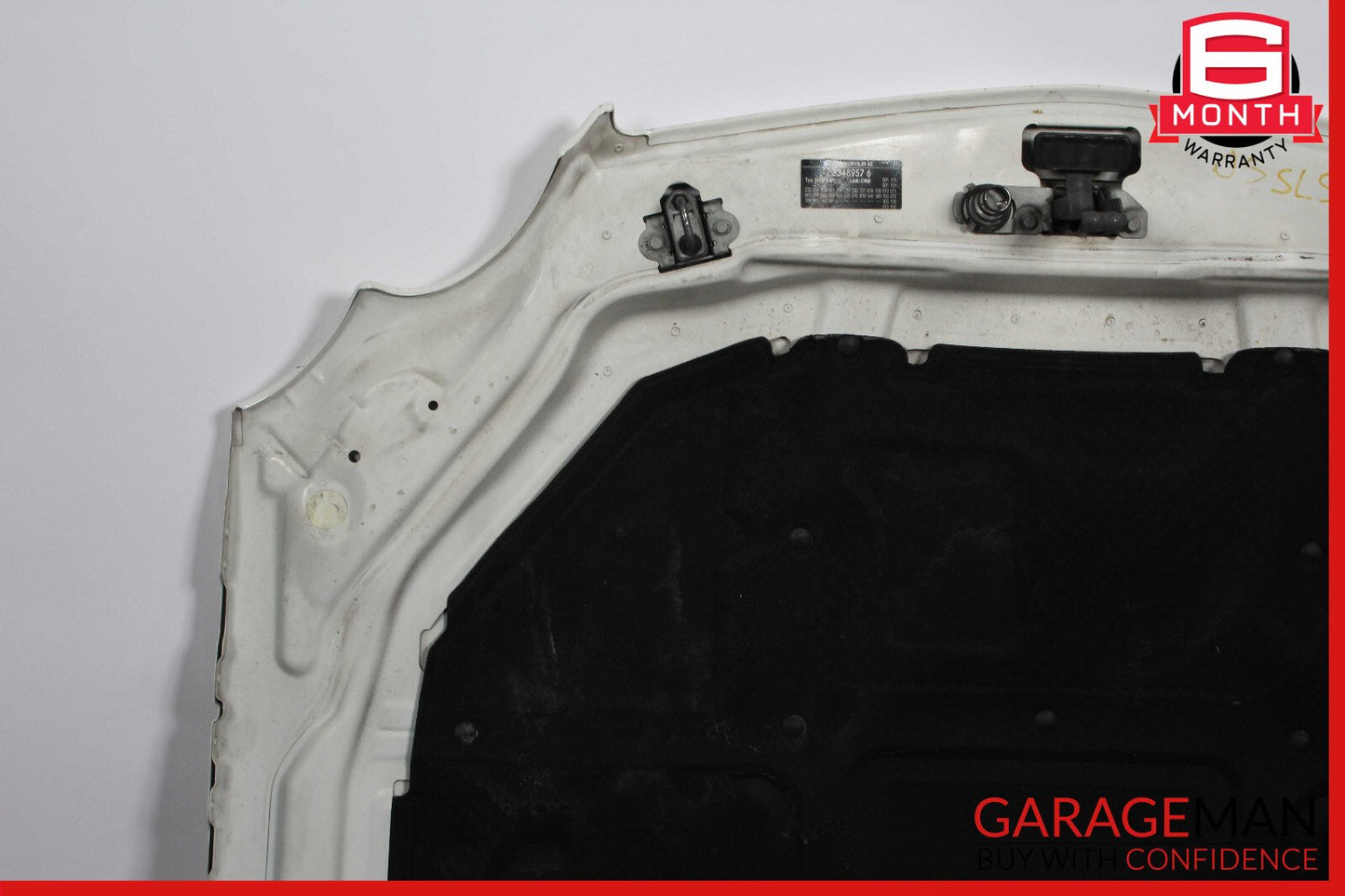 03-08 Mercedes R230 SL500 Front Hood Bonnet Cover Panel Assembly OEM