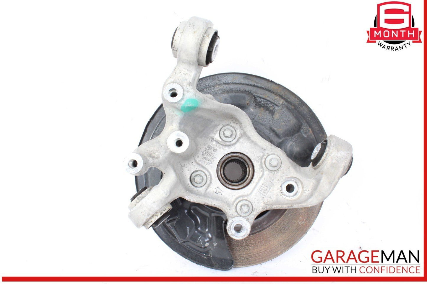 14-19 Mercedes W117 CLA250 Rear Left Side Spindle Knuckle Hub w/ Rotor Disc OEM