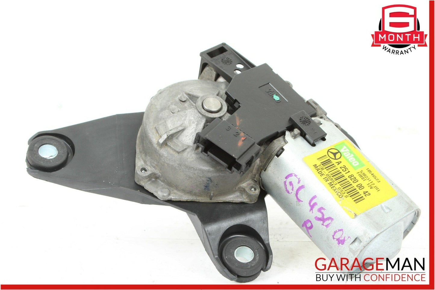 06-12 Mercedes X164 GL450 R500 Rear Glass Windshield Wiper Motor OEM