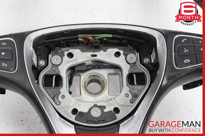 14-20 Mercedes W117 CLA250 Driver Steering Wheel w/ Paddle Shifters Assy Black