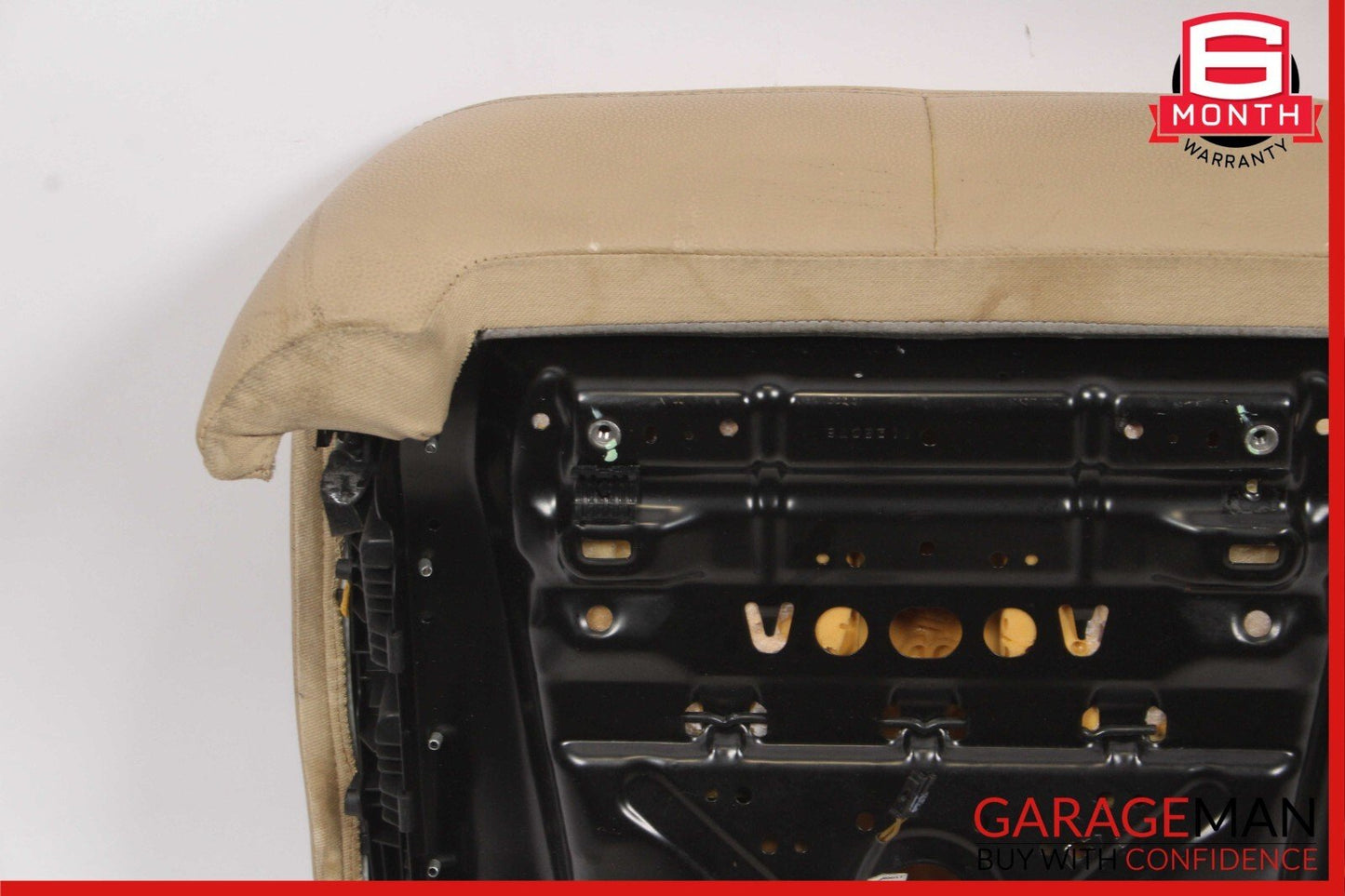 07-12 Mercedes X164 GL450 Front Right Side Lower Bottom Seat Cushion Cover Brown