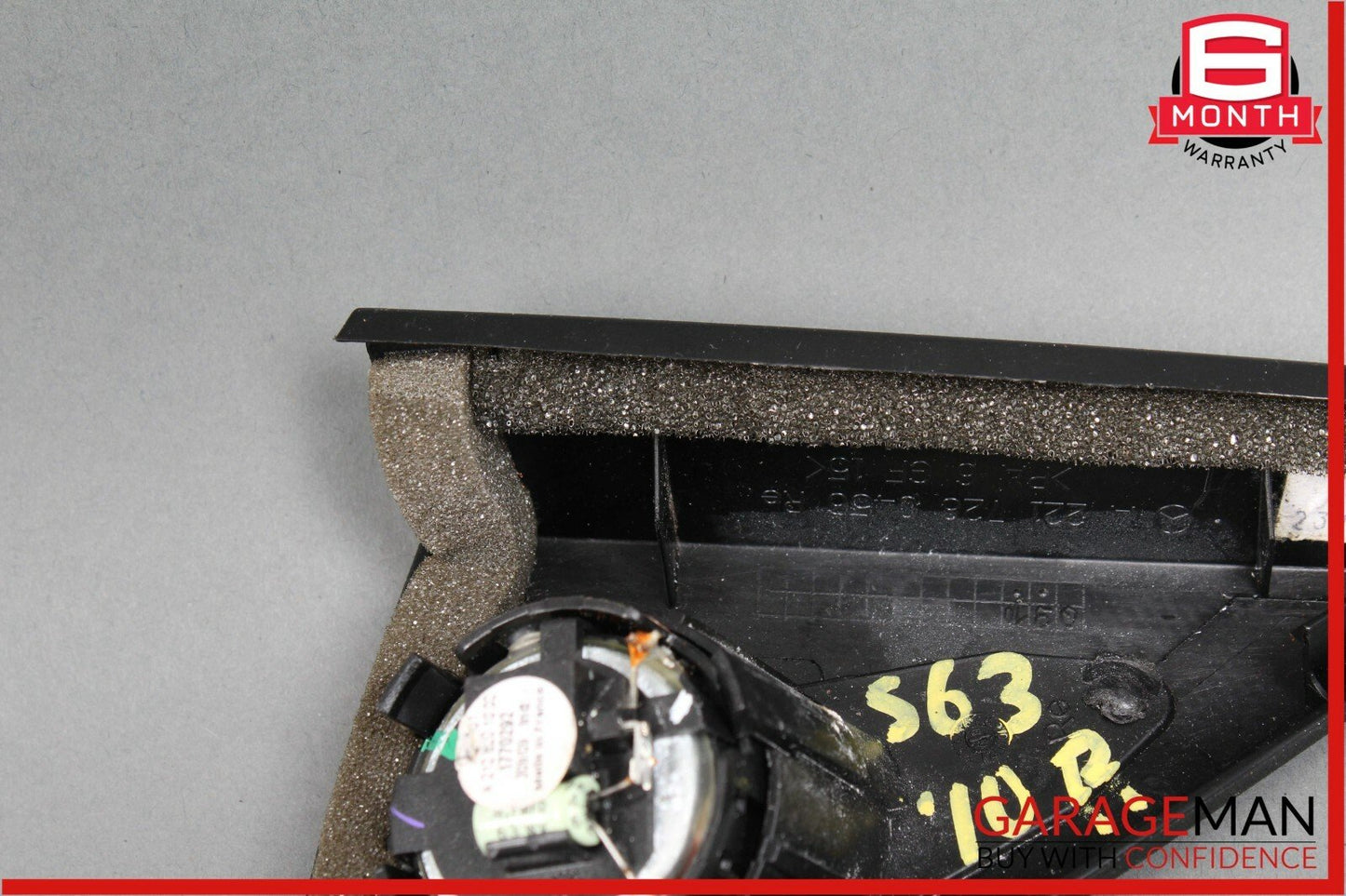 07-13 Mercedes W221 S550 S63 AMG Front Right Side Tweeter Speaker Cover Black