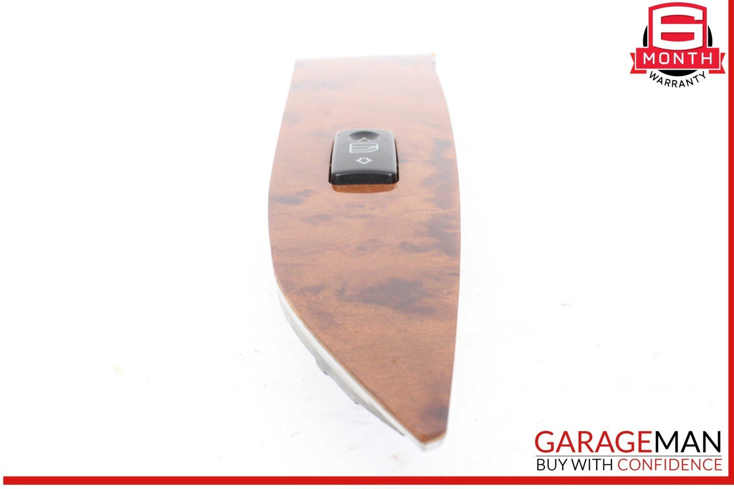 03-06 Mercedes W215 CL500 Front Right Side Door Window Switch Trim Bezel Wood