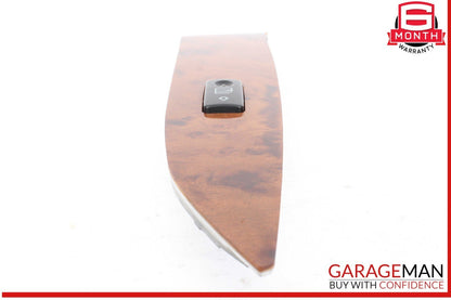 03-06 Mercedes W215 CL500 Front Right Side Door Window Switch Trim Bezel Wood