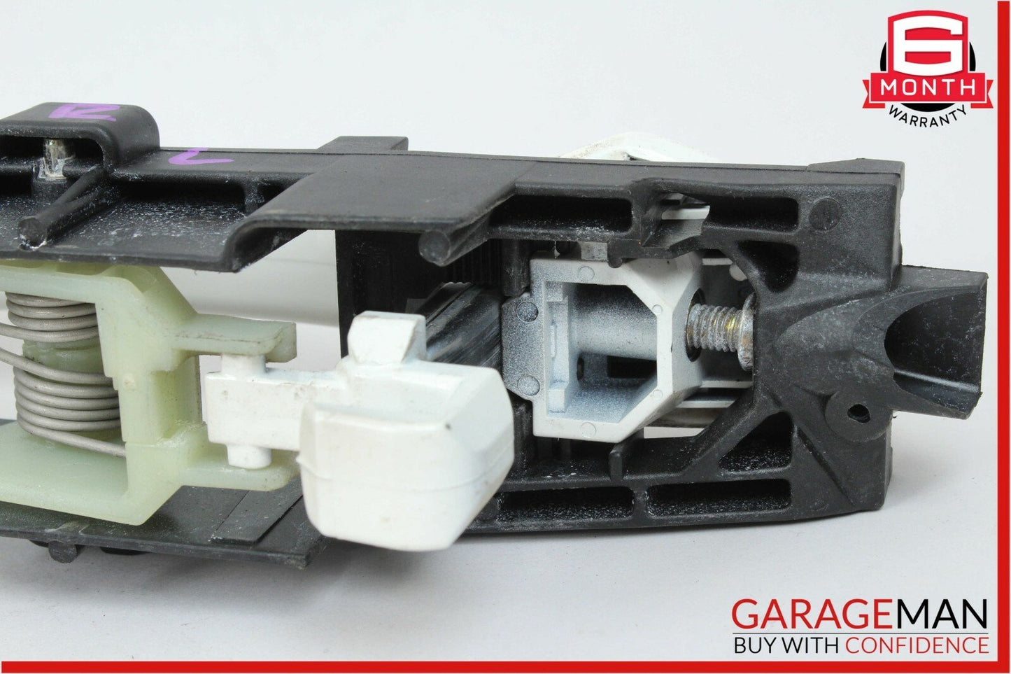05-07 Mercedes W203 C230 C55 AMG Rear Left Side Exterior Door Handle White OEM