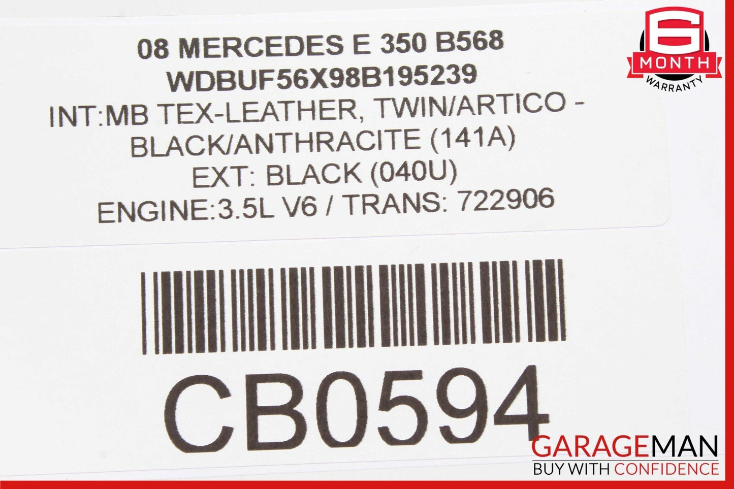 03-09 Mercedes W211 E350 E550 E320 Rear Right Side Door Controller Module Unit
