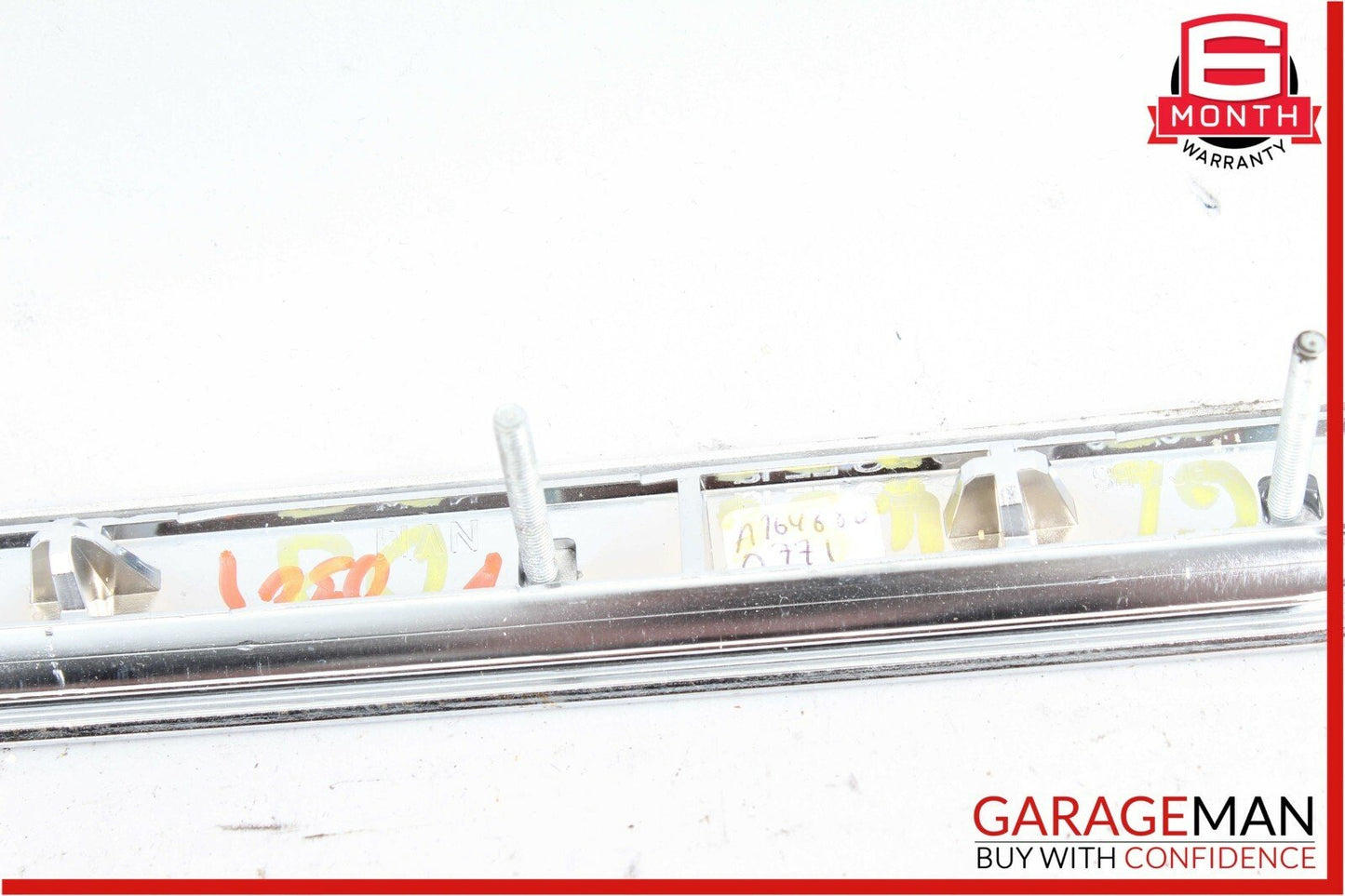 06-12 Mercedes X164 GL450 Front Left Side Dash Instrument Panel Trim Bezel Wood