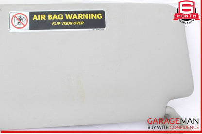 01-07 Mercedes W209 CLK500 Front Right Side Sun Visor Sunvisor Gray 2038170320