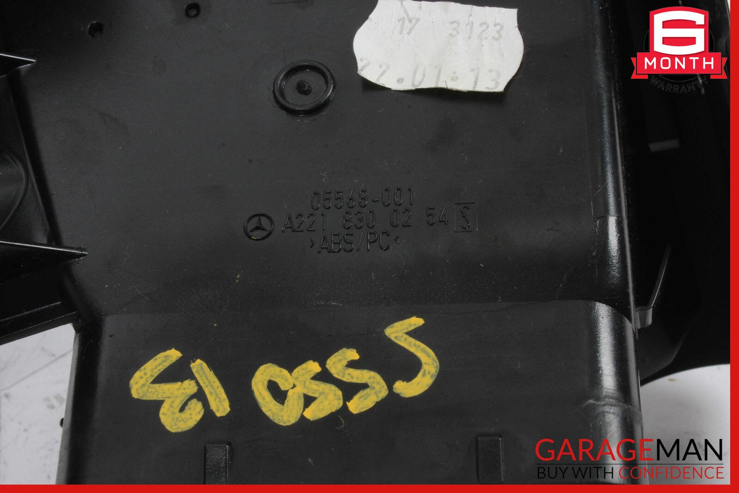 07-14 Mercedes W221 S550 Dashboard Dash AC A/C Air Vent Right Side Black OEM