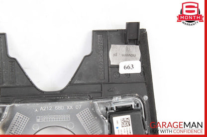 10-13 Mercedes W212 E350 E250 Center Console Switch Trim Cover Bezel Black