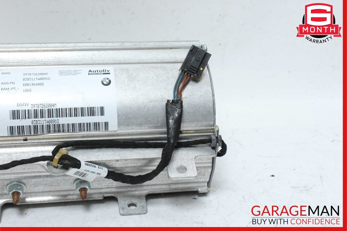 02-05 BMW E65 E66 745i Front Right Side Dashboard Dash Safety Airbag Air Bag OEM