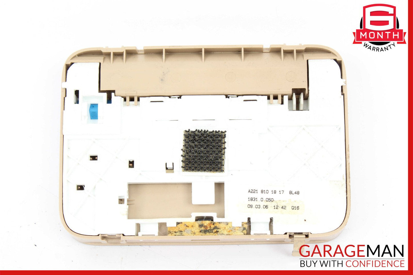 07-09 Mercedes W221 S550 Rear Overhead Vanity Mirror 2218101817 OEM