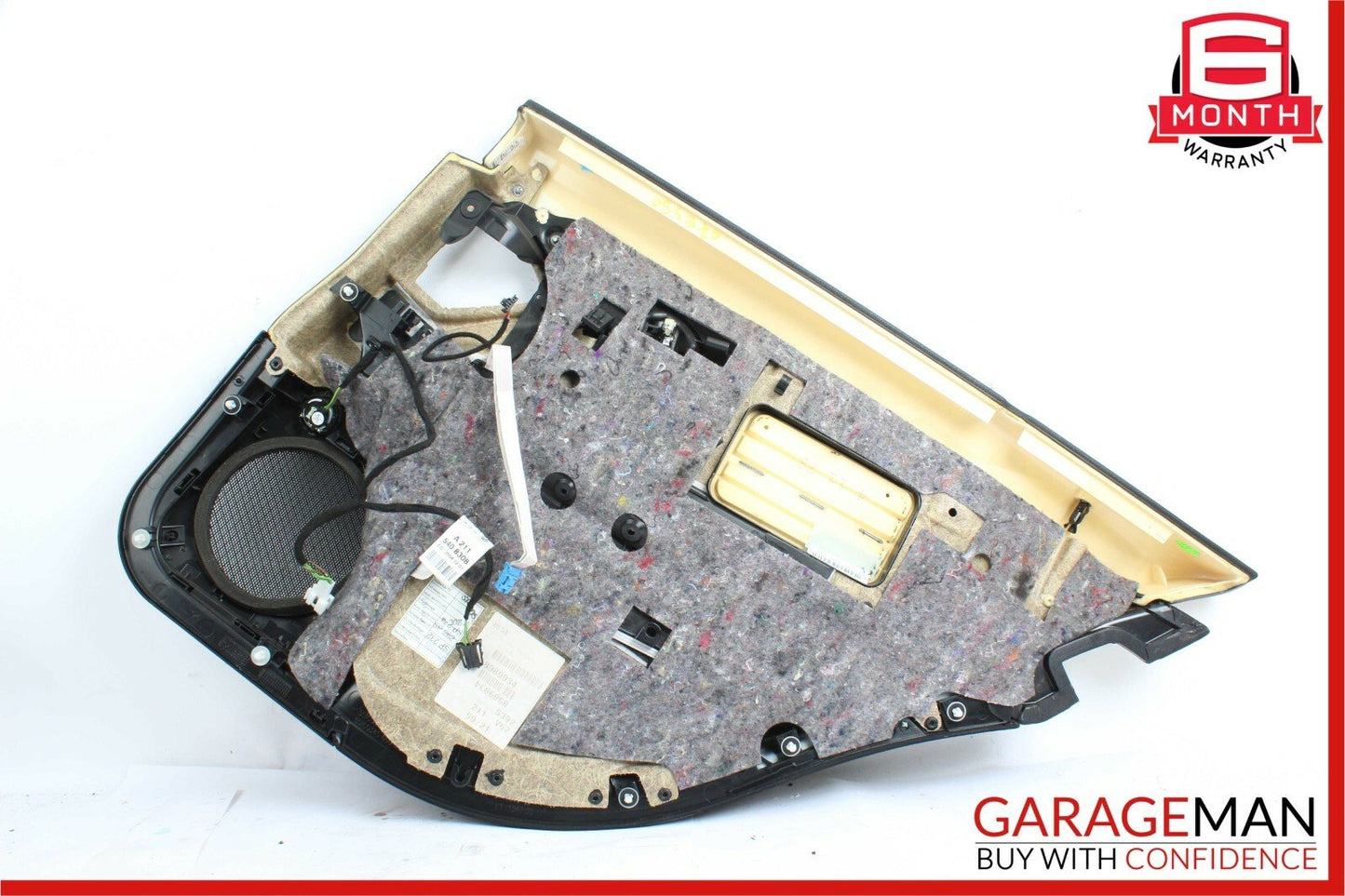 07-09 Mercedes W211 E350 E550 Rear Left Side Interior Door Panel Assembly Black
