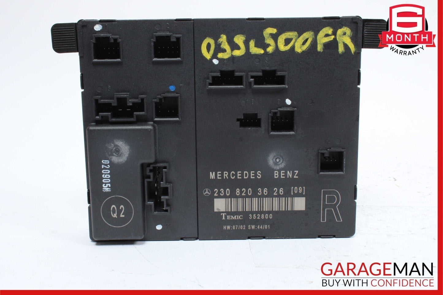 03-08 Mercedes R230 SL500 Door Control Module Right Side 2308203626 OEM