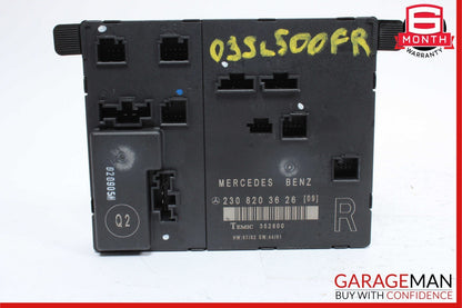 03-08 Mercedes R230 SL500 Door Control Module Right Side 2308203626 OEM