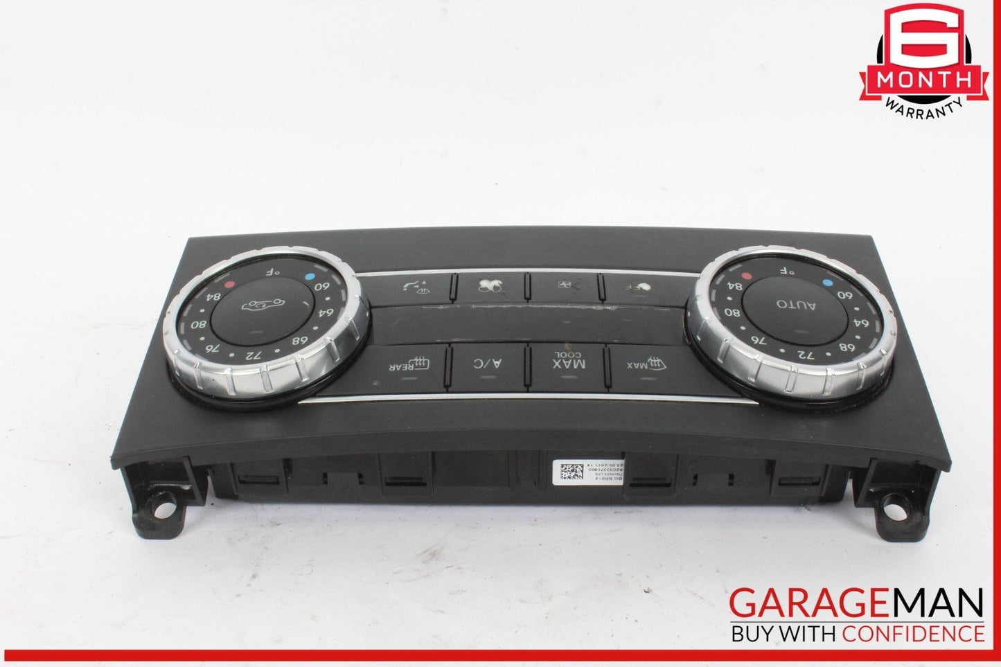 12-14 Mercedes W204 C250 C63 AMG C300 AC A/C Heater Climate Control w/ Trim OEM