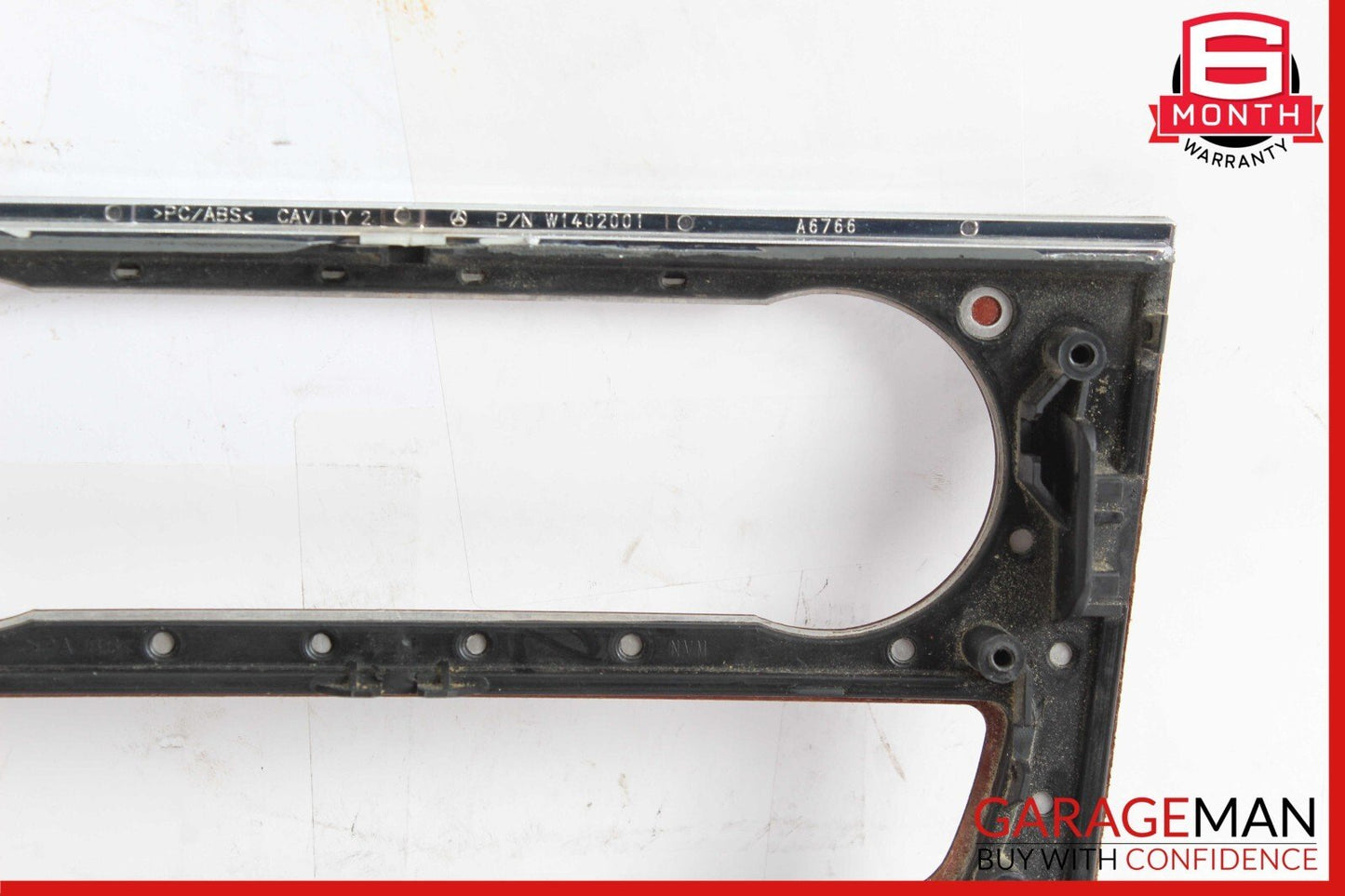 06-12 Mercedes X164 GL450 ML500 Center Console Control Trim Bezel Cover Wood