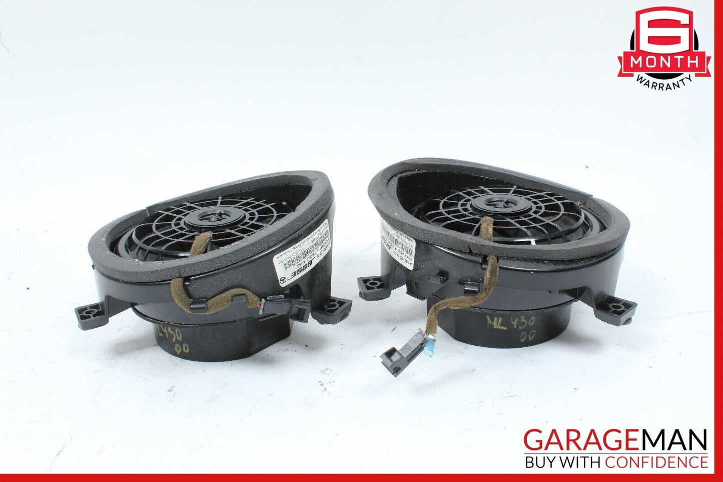 00-05 Mercedes W163 ML430 ML320 Front Door Speakers Sound Set OEM
