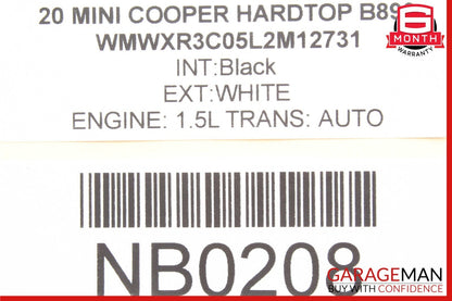 15-21 Mini Cooper Petrol Alternator 8634124 OEM