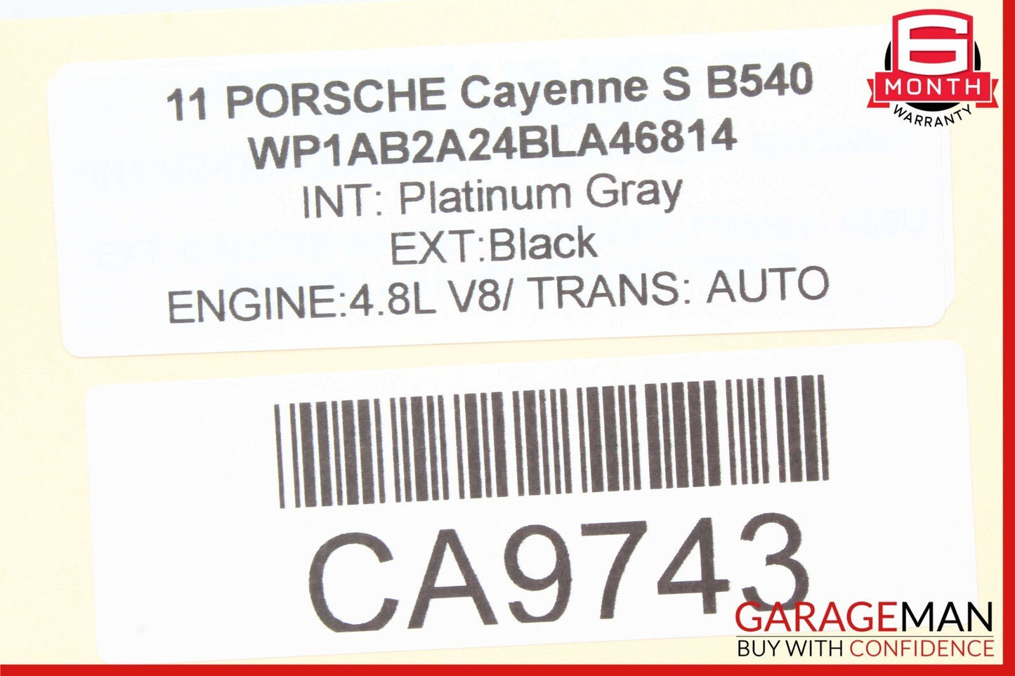 11-17 Porsche Cayenne S 958 Rear Trunk Tailgate Liftgate Control Module Unit OEM