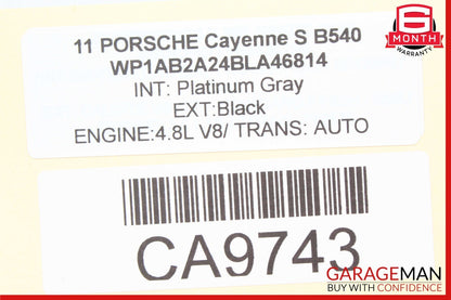 11-17 Porsche Cayenne S 958 Rear Trunk Tailgate Liftgate Control Module Unit OEM