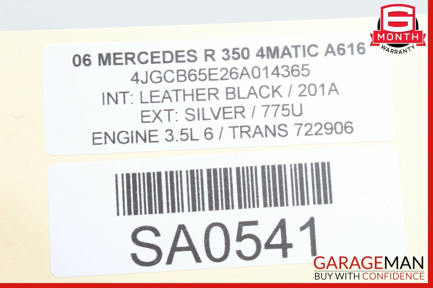 06-13 Mercedes W251 R350 GL320 ML500 Front Left Side Door Control Module OEM