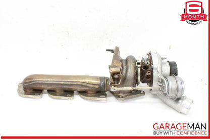 11-16 Mercedes X166 GL450 Left Turbocharger Turbo Charger Manifold OEM