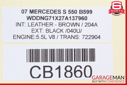 07-14 Mercedes W221 S550 CL550 Electronic Parking Button Switch 2215401445 OEM