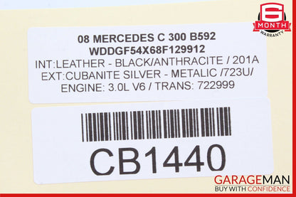 08-14 Mercedes W204 C300 C350 Front Right Side Door Control Module 2048702026