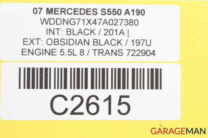 07-13 Mercedes-Benz S550 W221 Left Side Door Trim Rear Right or Left Side Door Control Module  2218707386 OEM