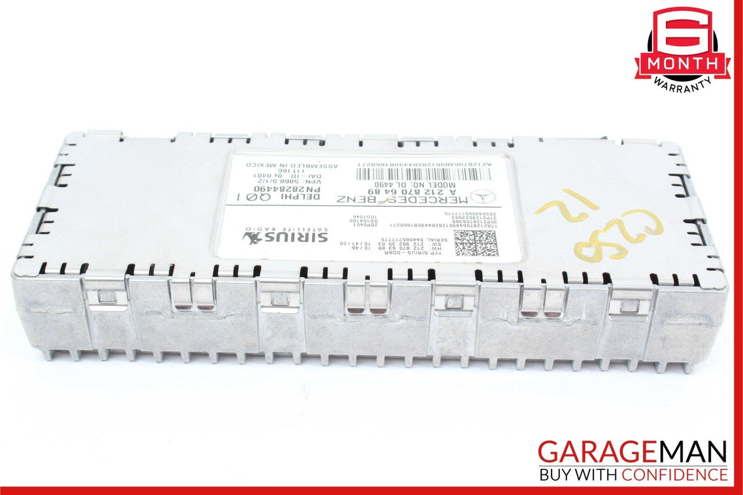 Mercedes W212 E350 4MATIC Sirius Satellite Radio Receiver 2128706489 OEM