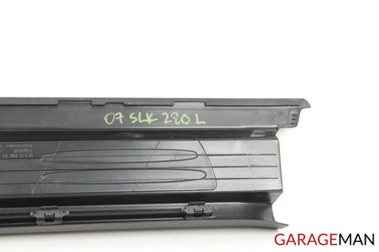 05-08 MERCEDES R171 SLK280 FRONT LEFT DRIVER SIDE DOOR STEP SILL SCUFF PLATE OEM