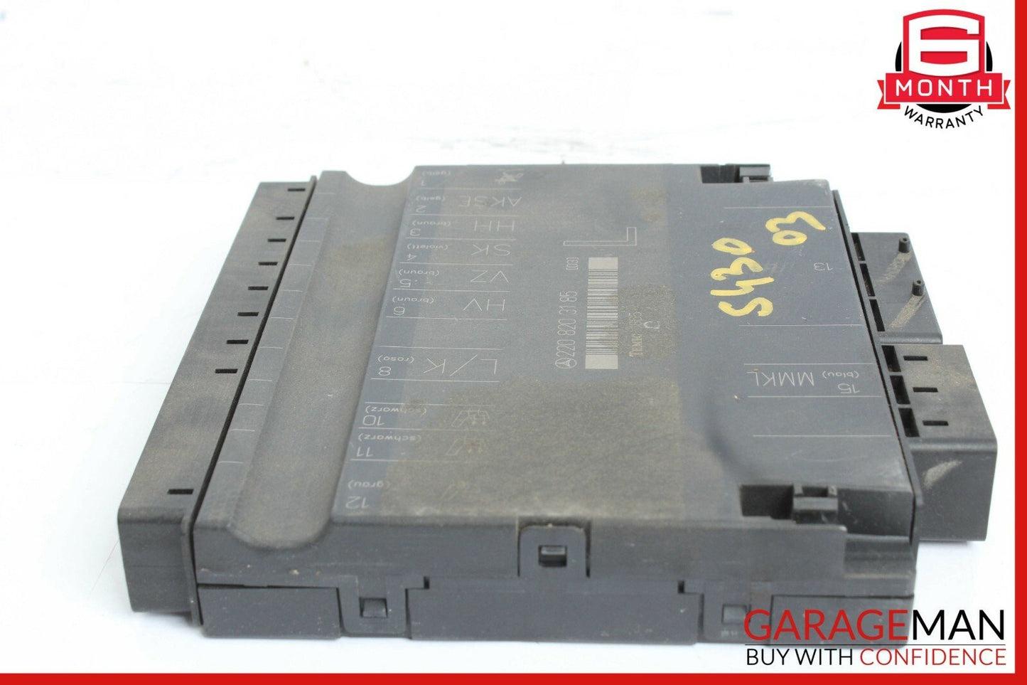 03-06 Mercedes W220 S430 S500 S600 Front Left Side Seat Control Module OEM