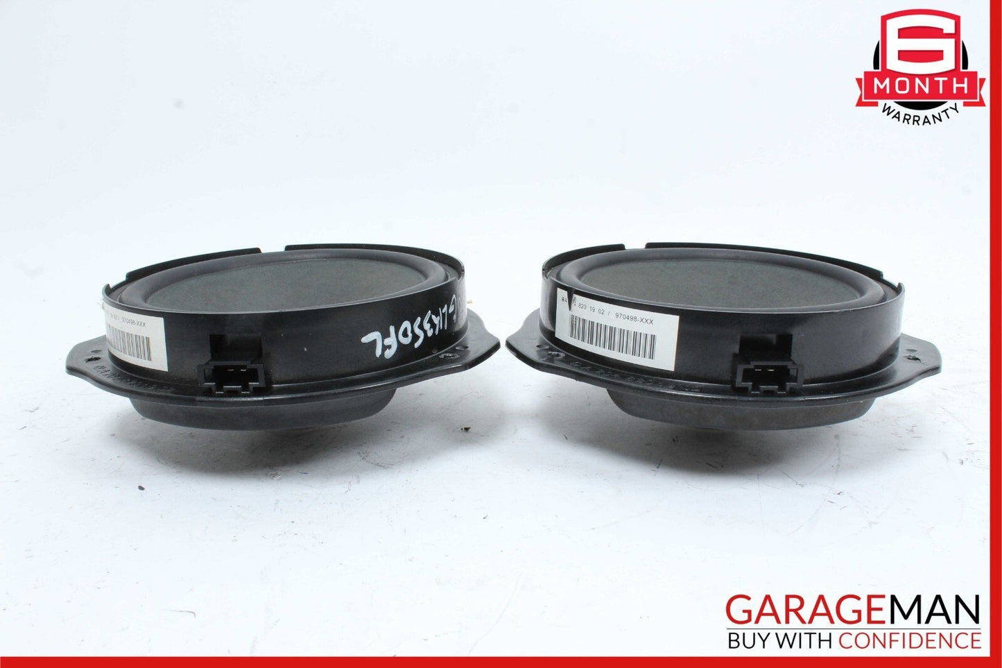 08-14 Mercedes X204 GL350 Front Right & Left Side Door Sound Speaker Set of 2 Pc