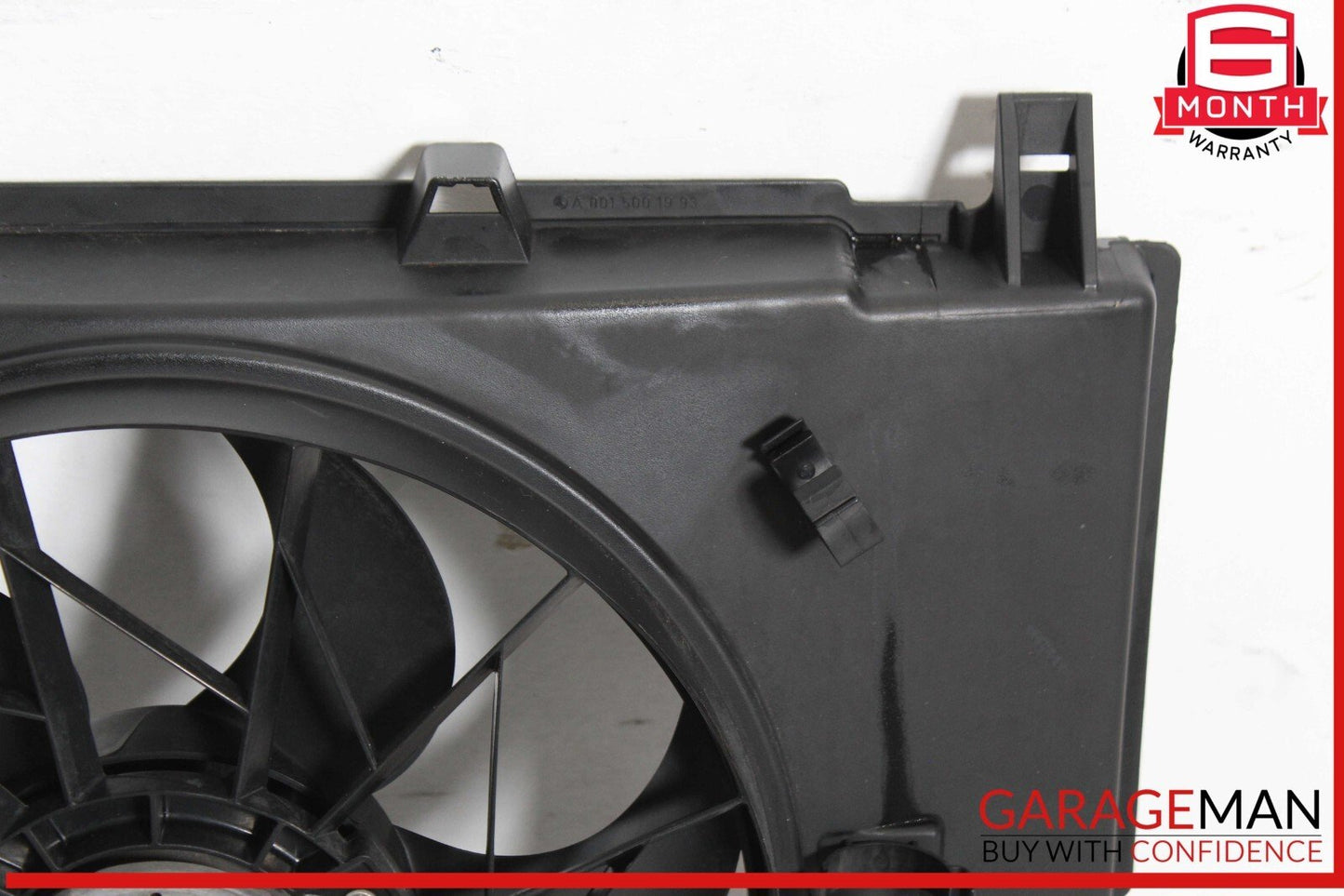 97-04 Mercedes R170 SLK230 C230 Engine Cooling Radiator Fan Motor Shroud Assy