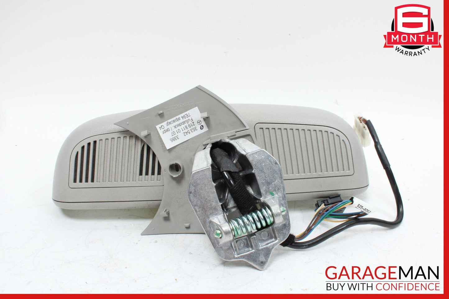 06-11 Mercedes W219 CLS550 CLS500 CLS63 AMG Interior Rear View Mirror Gray OEM