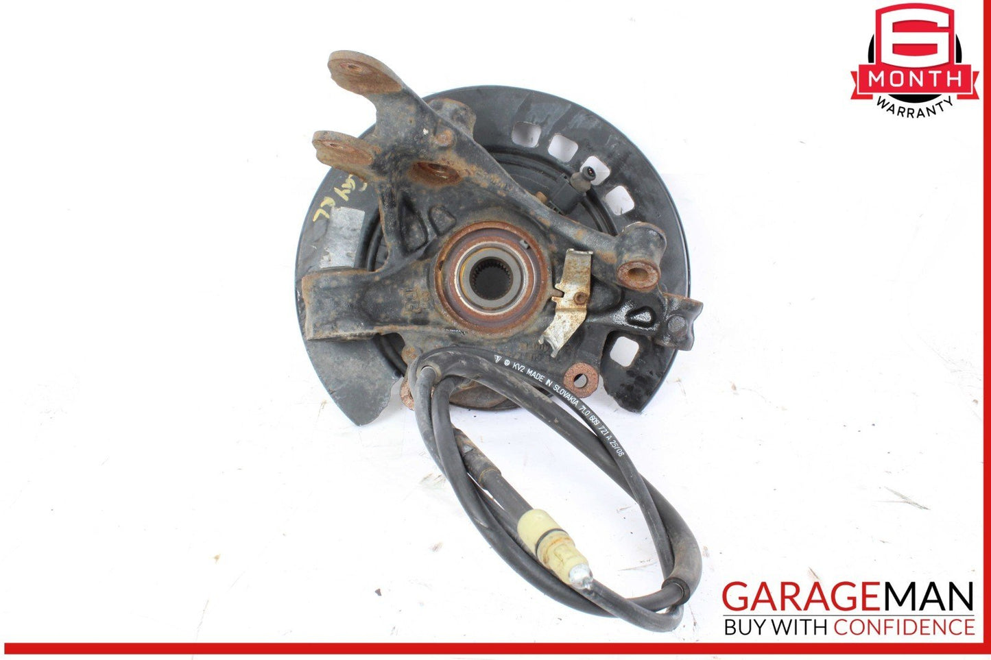 03-10 Porsche Cayenne 955 957 Rear Left Wheel Spindle Knuckle Hub Bearing OEM