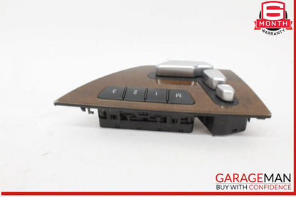 10-16 Mercedes W207 E400 E550 Front Left Side Seat Adjustment Switch w/ Trim OEM