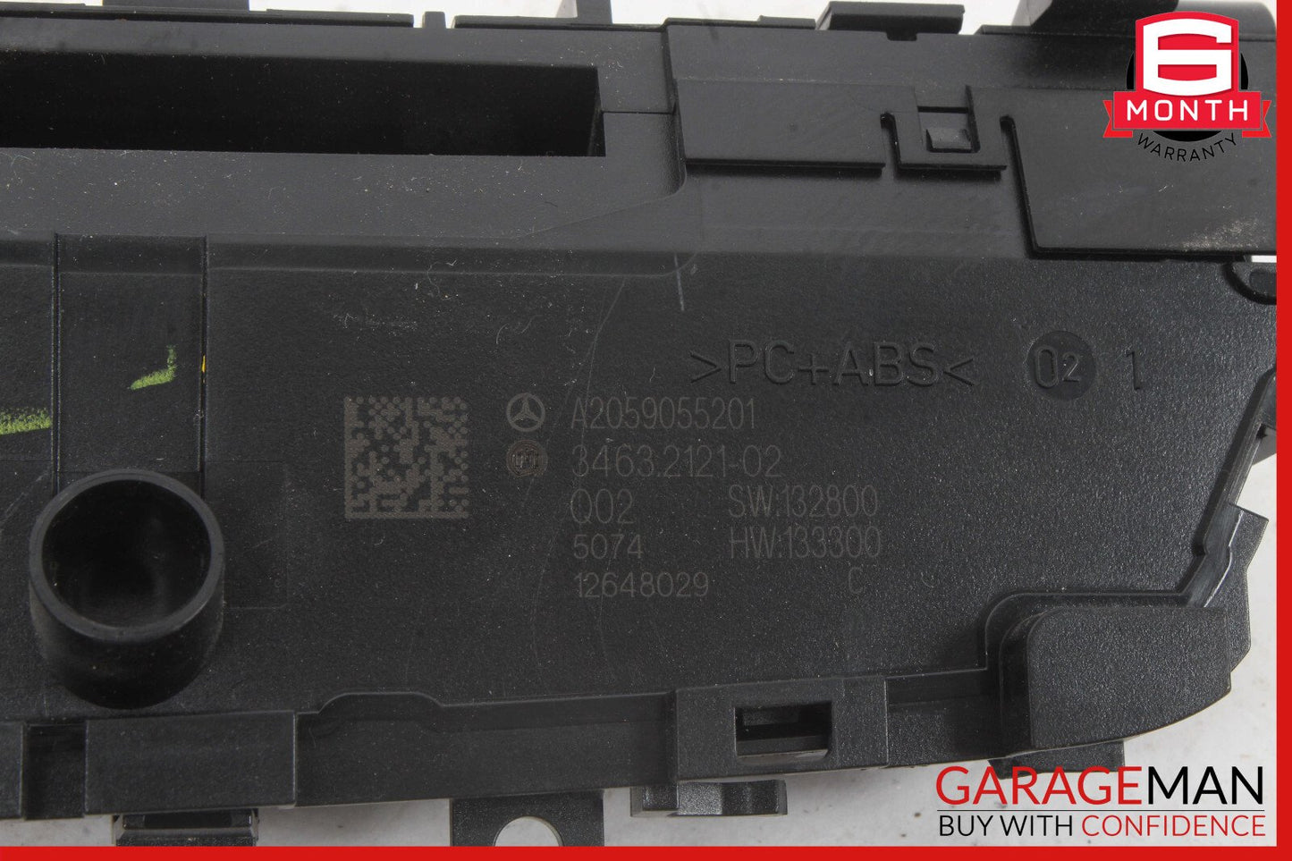 15-19 Mercedes W205 C350e C400 Media Center Dashboard Hazard Control Switch OEM