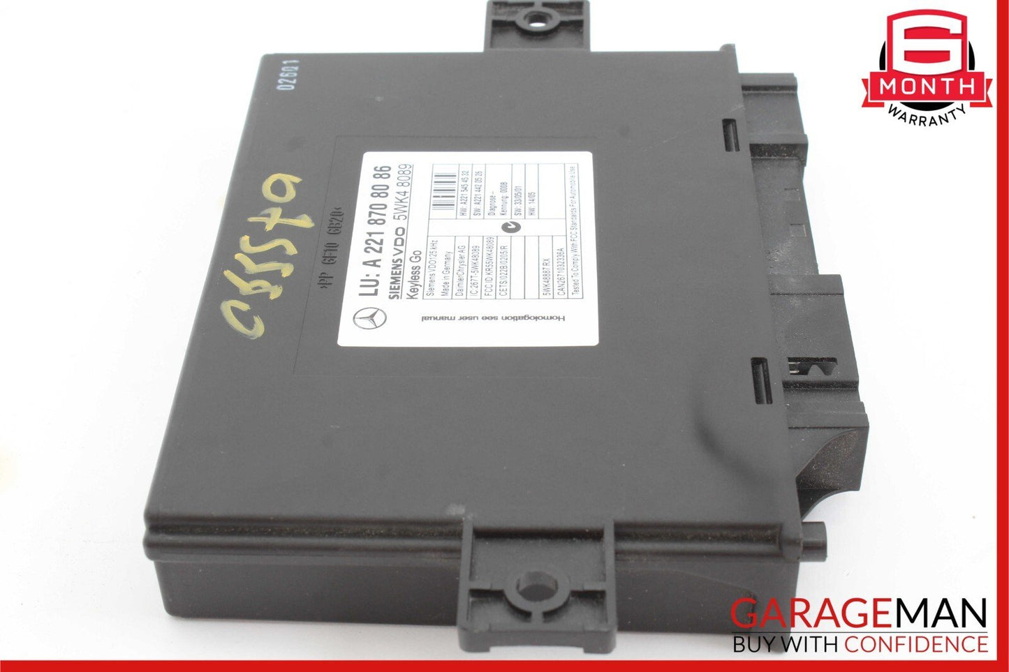 07-09 Mercedes W221 S550 S63 AMG Door Keyless Go Control Module 2218708086 OEM